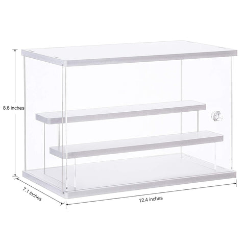 Acrylic Transparent Display Box - Double-Layer Trapezoidal Design - Boxalls # Acrylic Transparent Display Box - Double-Layer Trapezoidal Design Boxalls