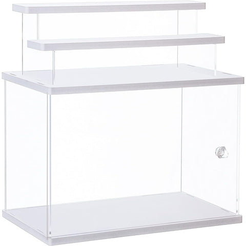 Acrylic Transparent Display Box - Double-Layer Trapezoidal Design - Boxalls # Acrylic Transparent Display Box - Double-Layer Trapezoidal Design Boxalls