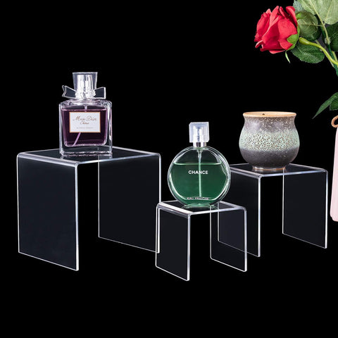 Transparent Acrylic Display Stand Set - Boxalls # Transparent Acrylic Display Stand Set Boxalls