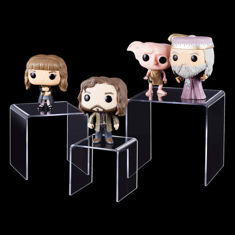 Transparent Acrylic Display Stand Set - Boxalls # Transparent Acrylic Display Stand Set Boxalls