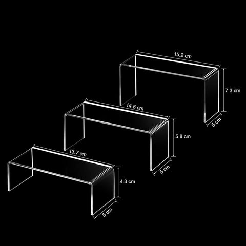 Clear Acrylic Stand Display - Set of 2 - Boxalls # Clear Acrylic Stand Display - Set of 2 Boxalls