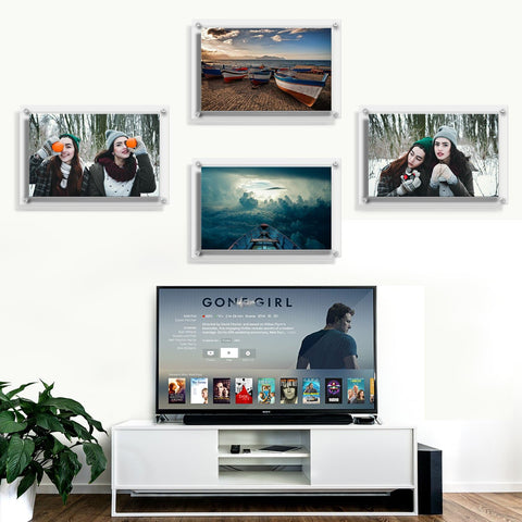Clear Acrylic Wall Frame - Perfect for Displaying Photos and Certificates - Boxalls # Clear Acrylic Wall Frame - Perfect for Displaying Photos and Certificates Boxalls