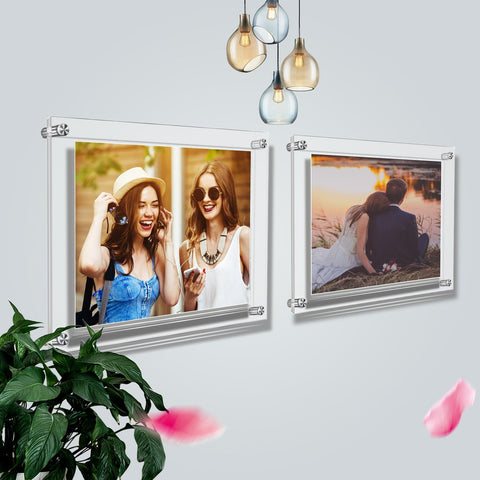 Clear Acrylic Wall Frame - Perfect for Displaying Photos and Certificates - Boxalls # Clear Acrylic Wall Frame - Perfect for Displaying Photos and Certificates Boxalls