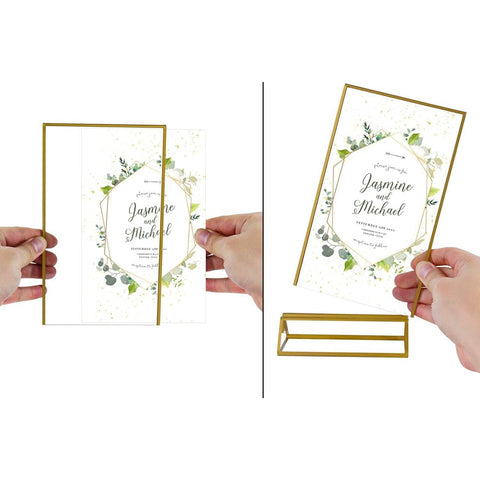 Premium Gold Frame Sign Stand-6 Pack - Boxalls # Premium Gold Frame Sign Stand-6 Pack Boxalls
