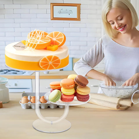 Transparent U-Shaped Cake Stand - Acrylic Cake Tower - Boxalls # Transparent U-Shaped Cake Stand - Acrylic Cake Tower Boxalls