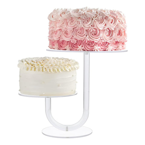 Transparent U-Shaped Cake Stand - Acrylic Cake Tower - Boxalls # Transparent U-Shaped Cake Stand - Acrylic Cake Tower Boxalls