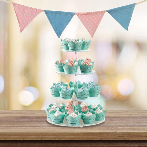 Multi-Tier Acrylic Cupcake Display Stand