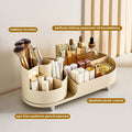 360° Rotating Makeup Organizer with Brush Holder – Large Capacity Vanity - Boxalls # 360° Rotating Makeup Organizer with Brush Holder – Large Capacity Vanity Boxalls