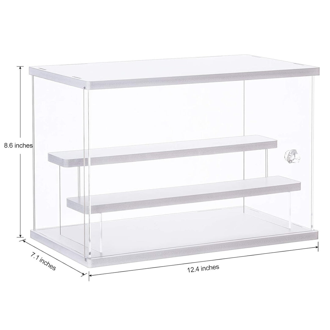 Acrylic Transparent Display Box - Double-Layer Trapezoidal Design – Boxalls