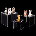 Transparent Acrylic Display Stand Set - Boxalls # Transparent Acrylic Display Stand Set Boxalls