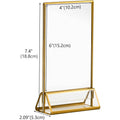 Premium Gold Frame Sign Stand-6 Pack - Boxalls # Premium Gold Frame Sign Stand-6 Pack Boxalls
