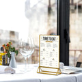Premium Gold Frame Sign Stand-6 Pack - Boxalls # Premium Gold Frame Sign Stand-6 Pack Boxalls