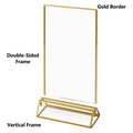 Premium Gold Frame Sign Stand-6 Pack - Boxalls # Premium Gold Frame Sign Stand-6 Pack Boxalls